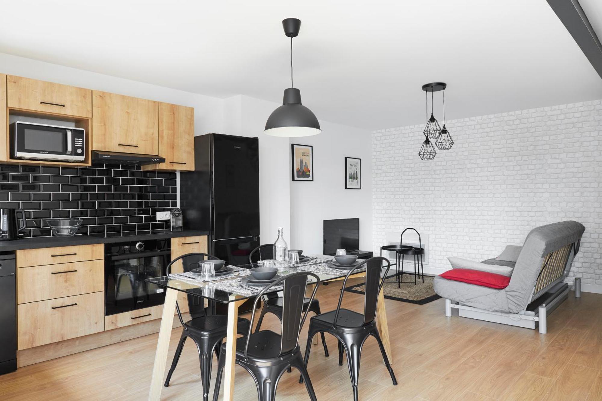 Appartamento New-York New-York : Fibre Wifi/Linge/Parking Châteaubriant Esterno foto